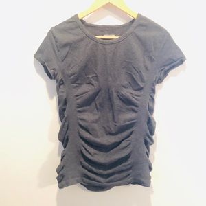 Athleta grey workout shirt